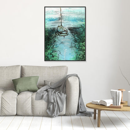 Stiffkey mooring edition 3 - Canvas print
