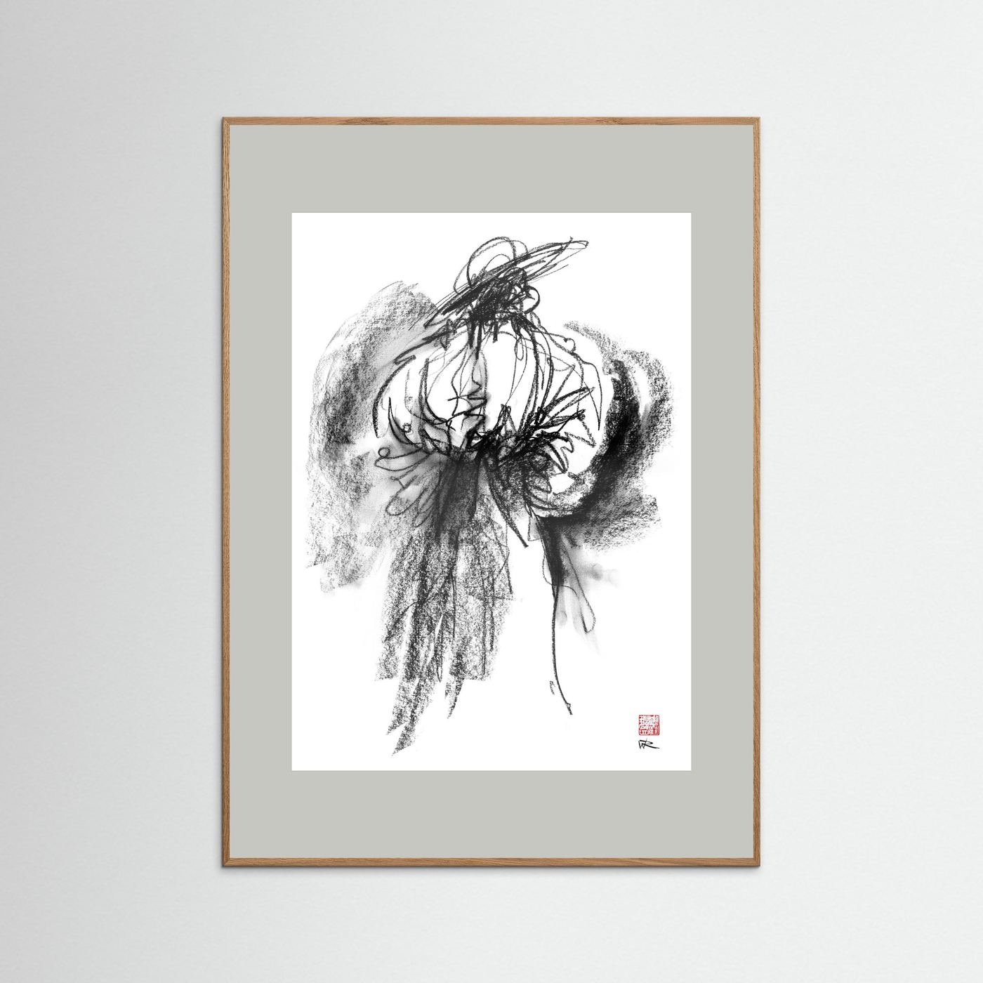Flamenco hat - Print on fine art paper