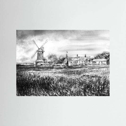 Cley windmill - paper print