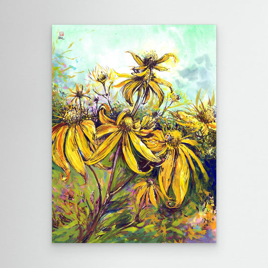 Rudbekias triptych 2