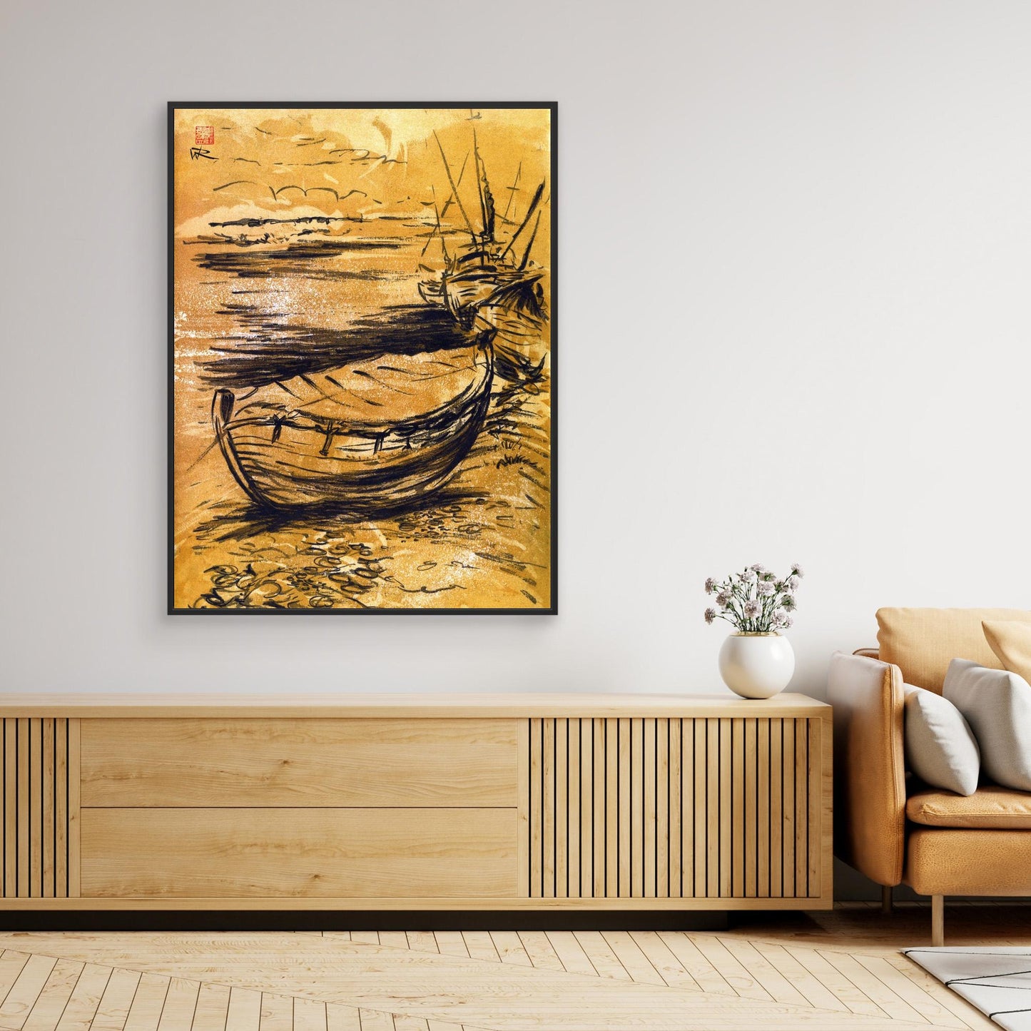 Crab boat edition 3 - Canvas print