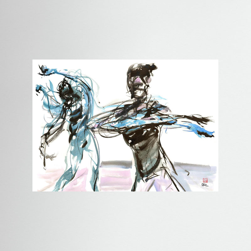 Tanzsynergie – Papierdruck