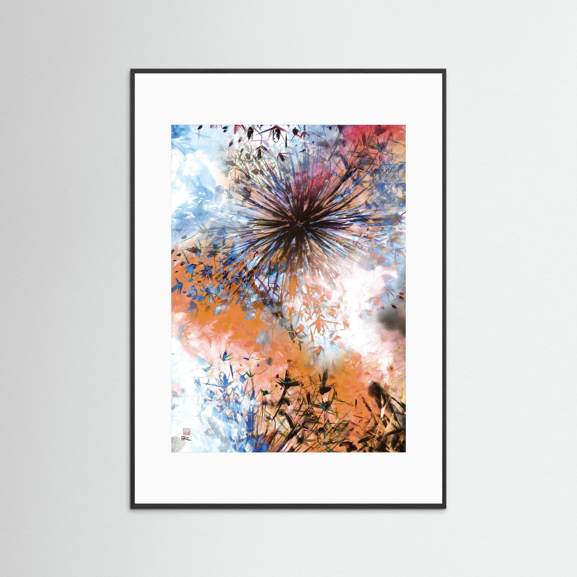 Allium abstract explosion 2 - Paper print