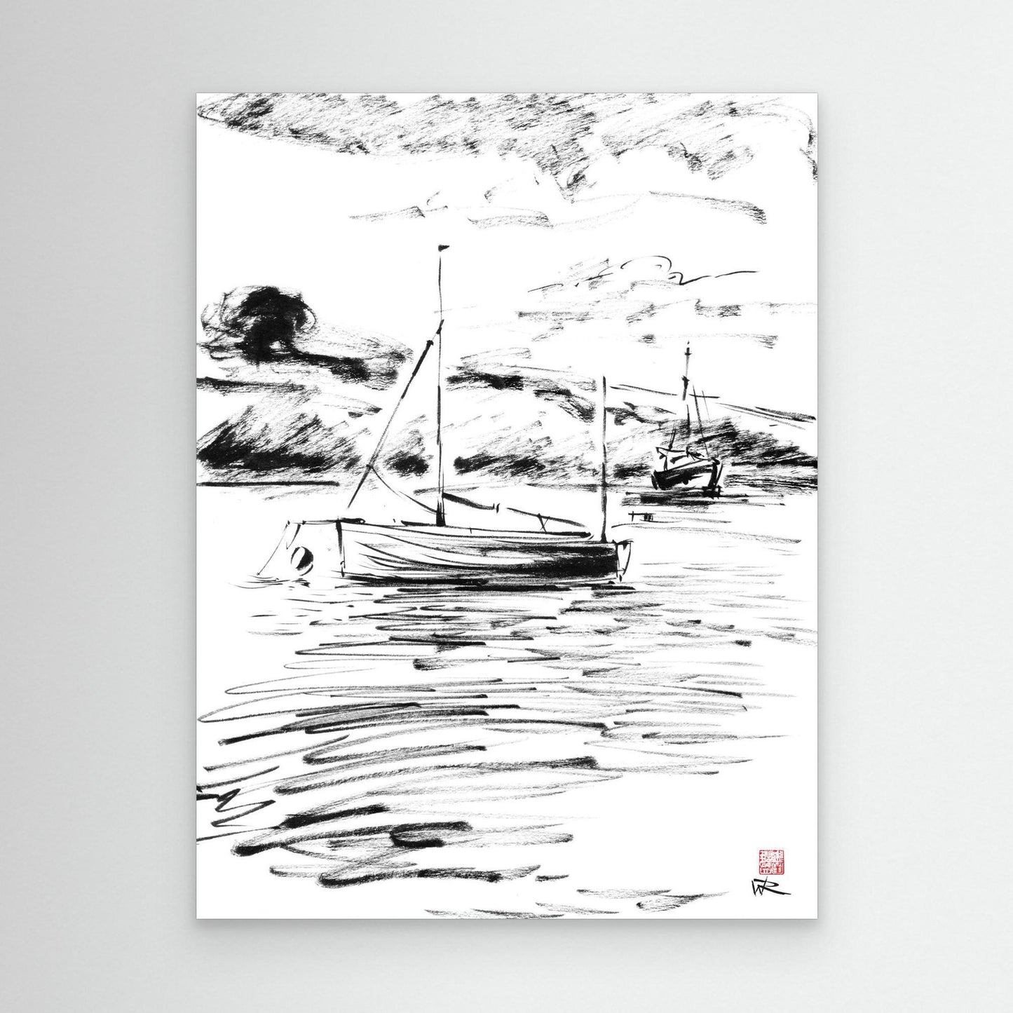 Boats in Salcombe harbour
