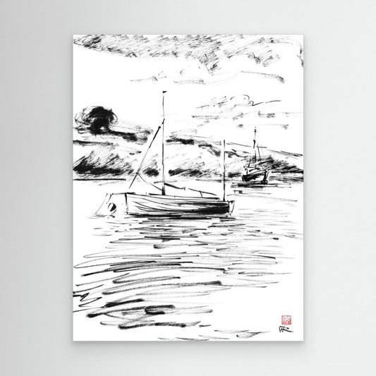 Boats in Salcombe harbour