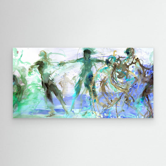 Abstract dance movement 1 - canvas print