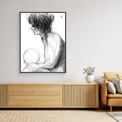 Fortune teller - Canvas print