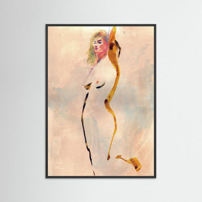 She stands alone - Print on fine art paper