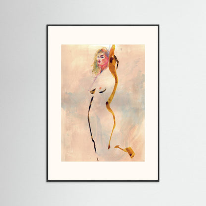 She stands alone - Print on fine art paper