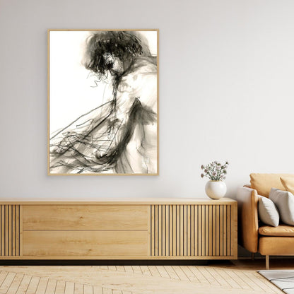 Turning away - Canvas art print