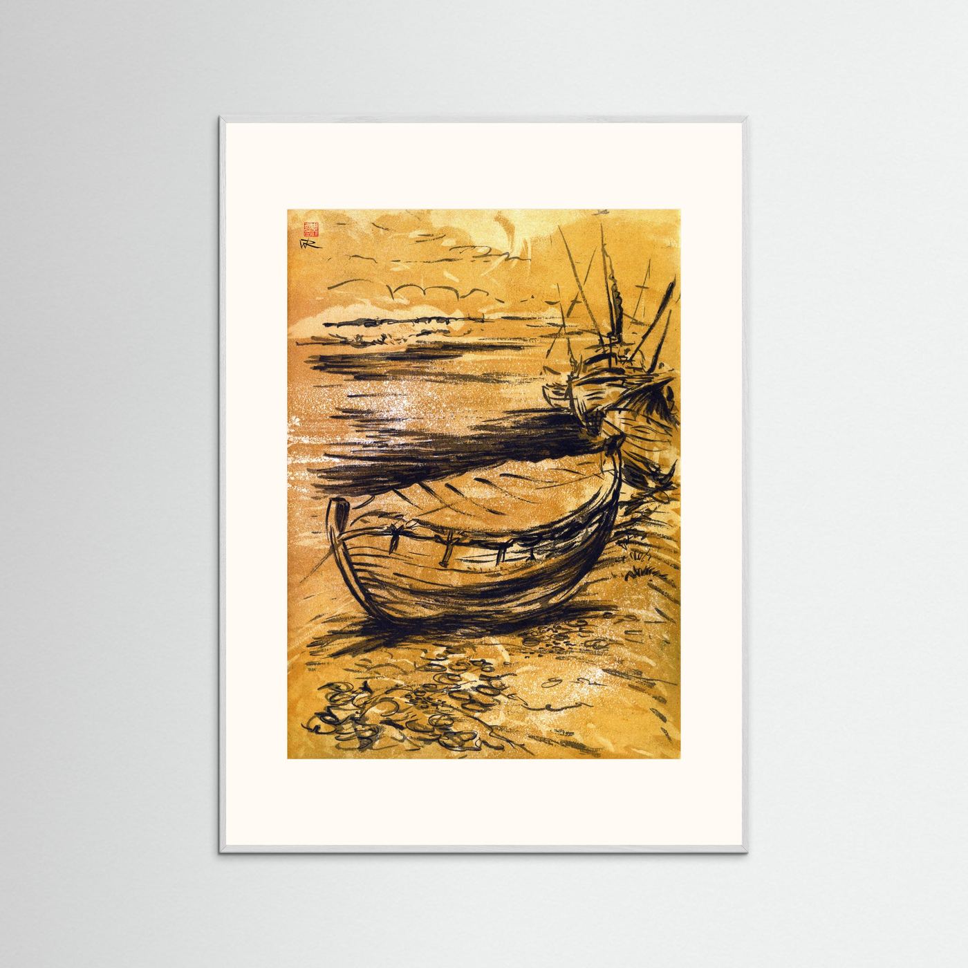 Norfolk crab boat edition 3 - Print on fine art paper