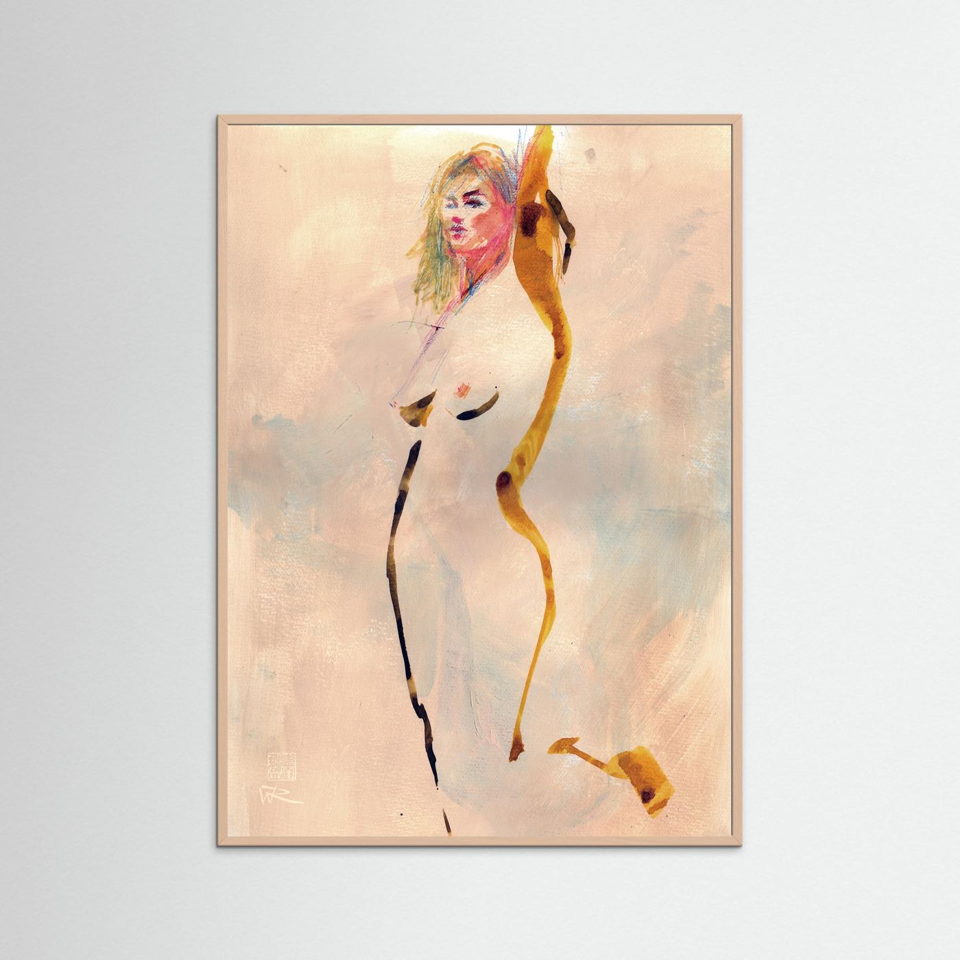 She stands alone - Print on fine art paper