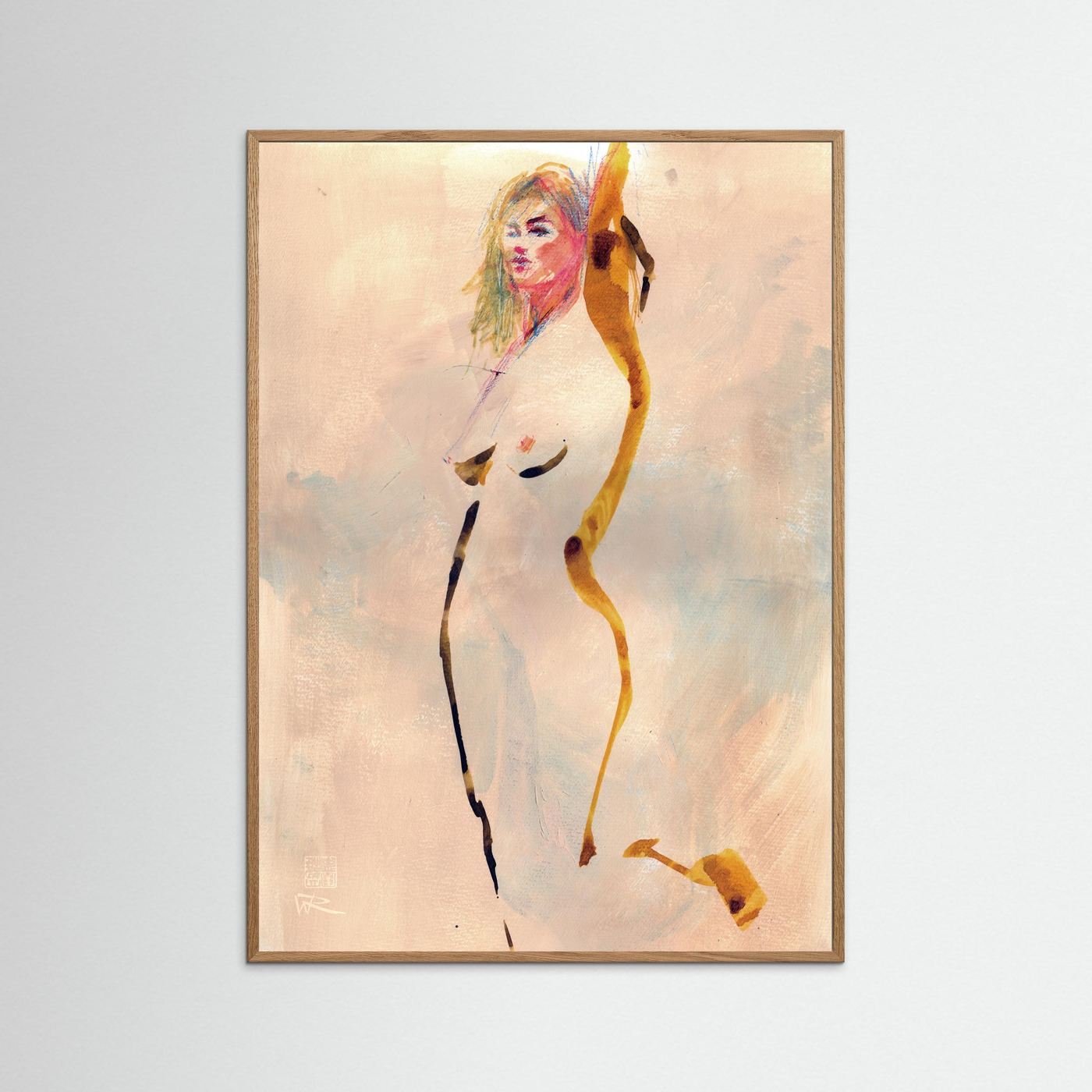 She stands alone - Print on fine art paper