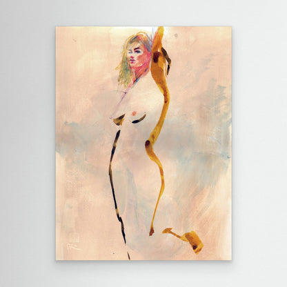 She stands alone - Canvas art print