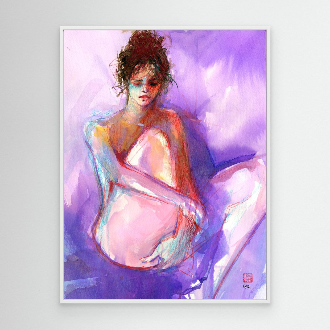 Whirlwind Thoughts - Canvas art print