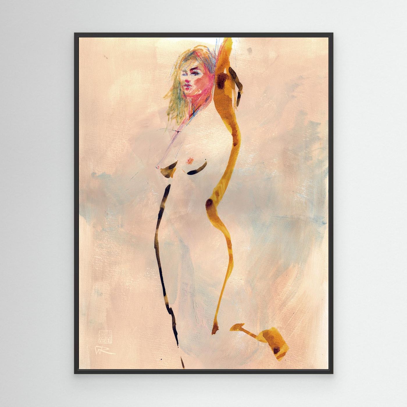 She stands alone - Canvas art print