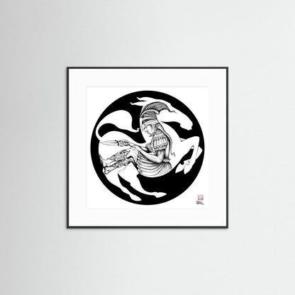 Trojan horse - Print on fine art paper