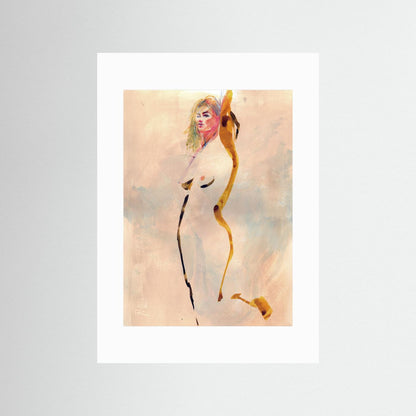 She stands alone - Print on fine art paper