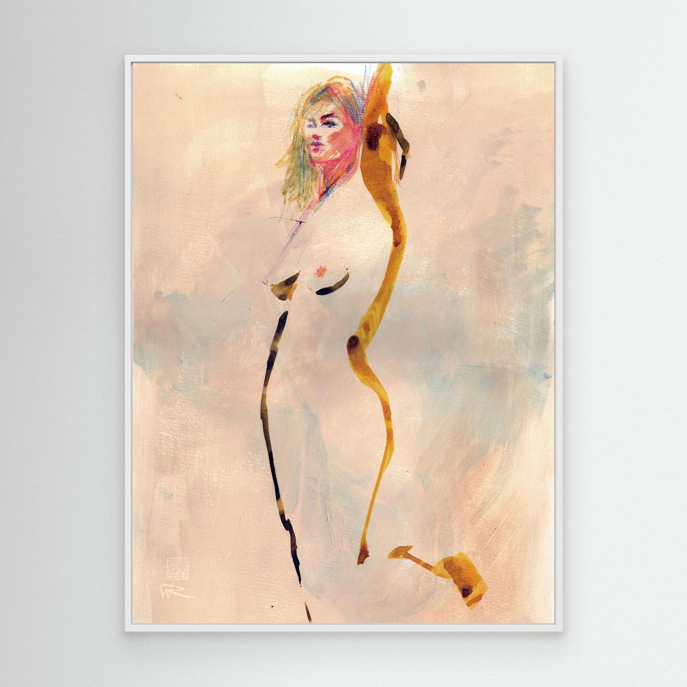 She stands alone - Canvas art print