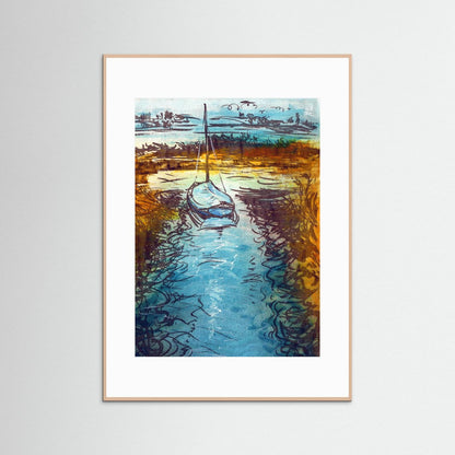 Stiffkey mooring edition 2 - Print on fine art paper