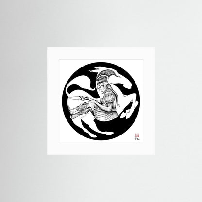 Trojan horse - Print on fine art paper