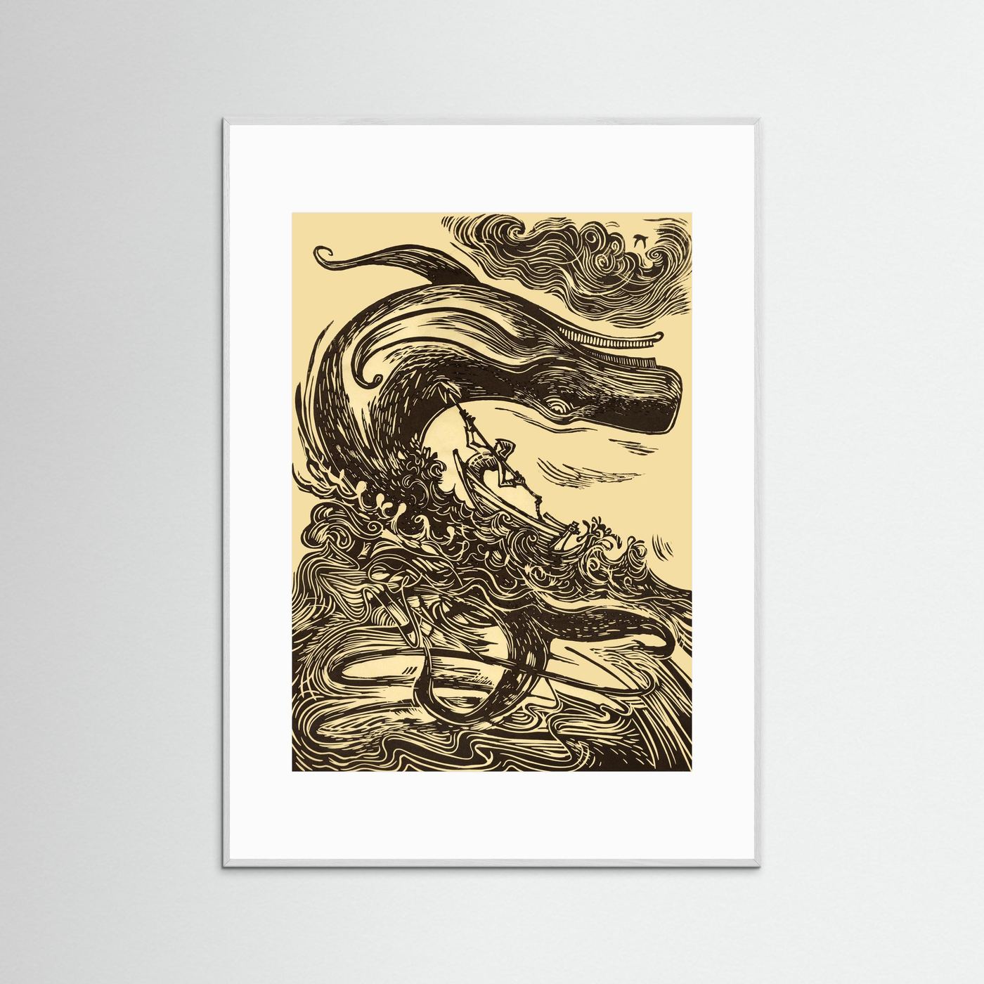 Moby Dick - Print on fine art paper