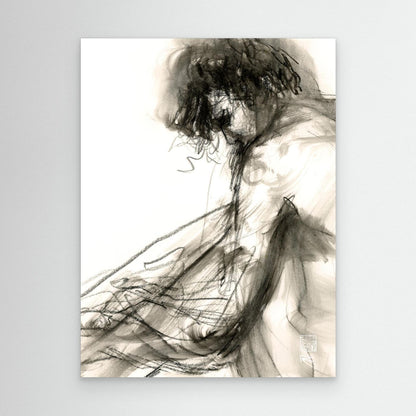 Turning away - Canvas art print
