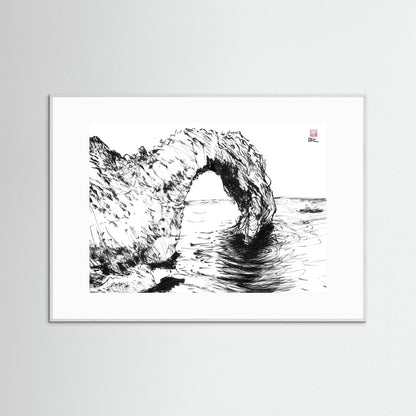 Durdle door - Print on fine art paper