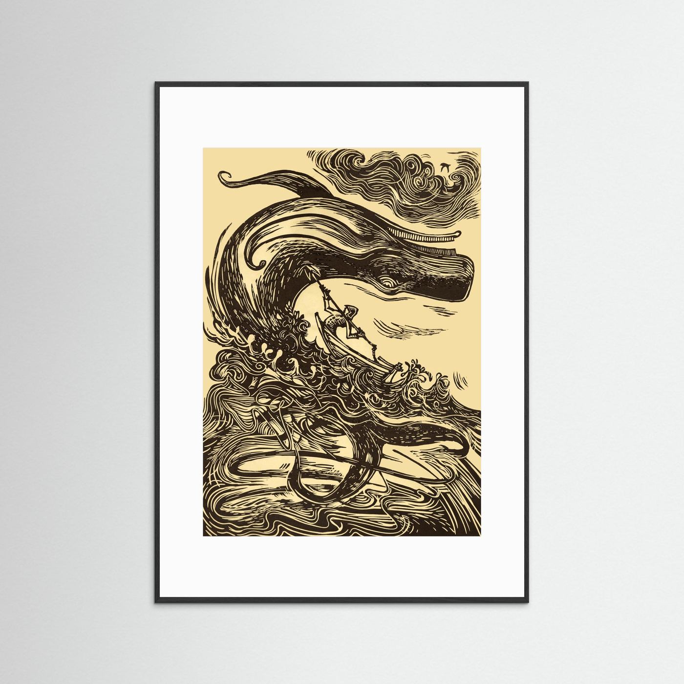 Moby Dick - Print on fine art paper