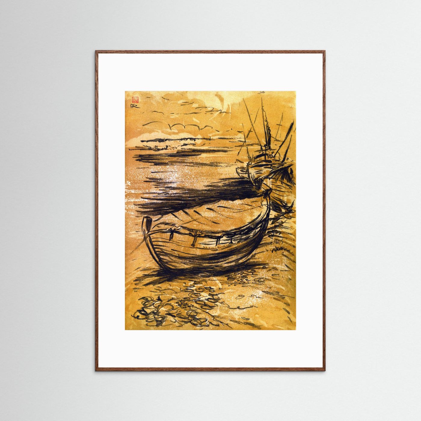 Norfolk crab boat edition 3 - Print on fine art paper