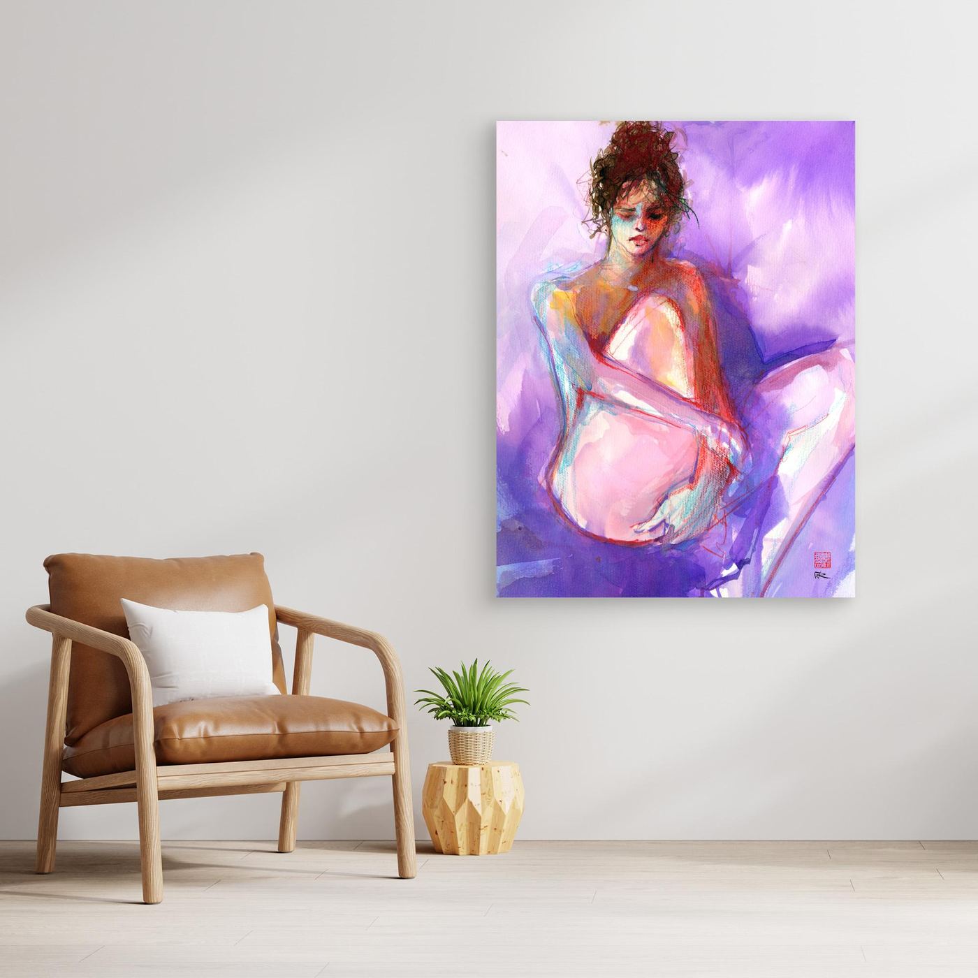 Whirlwind Thoughts - Canvas art print