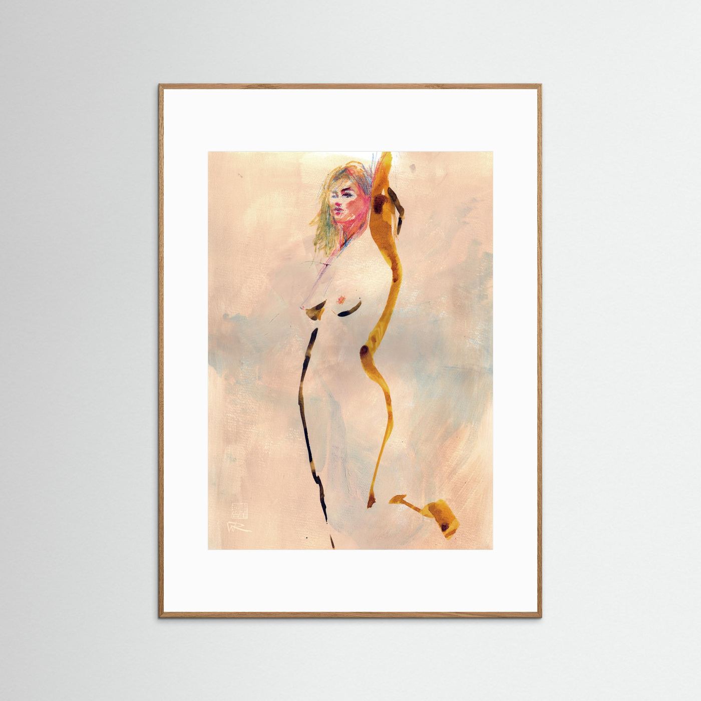 She stands alone - Print on fine art paper