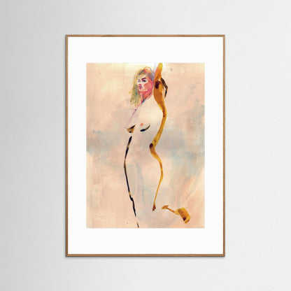 She stands alone - Print on fine art paper