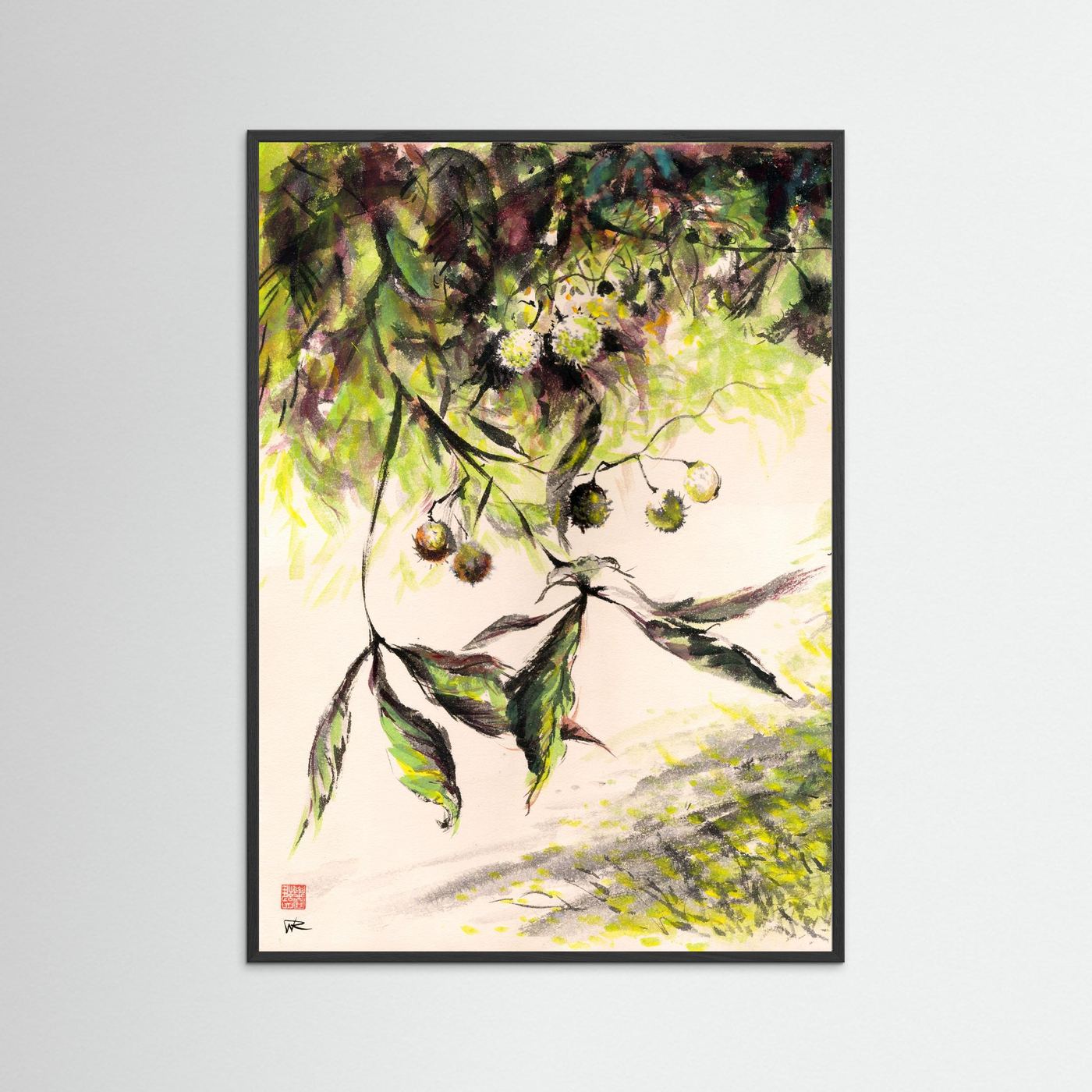 Horse Chestnuts - Print on Fine Art Paper