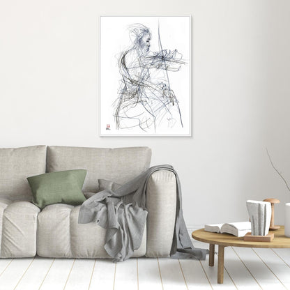 Charlotte Spruit on violin - Canvas print