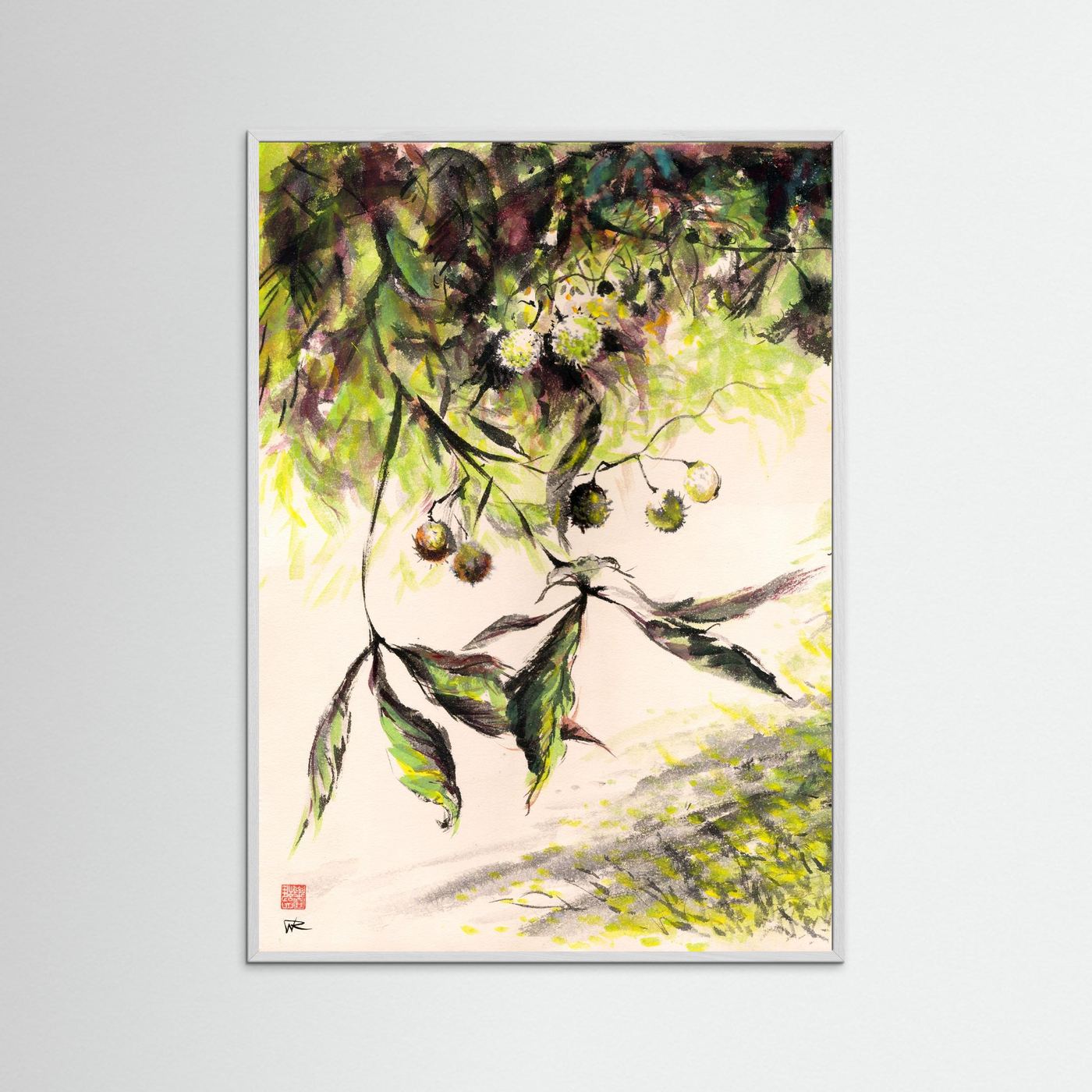 Horse Chestnuts - Print on Fine Art Paper