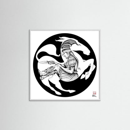 Trojan horse - Print on fine art paper
