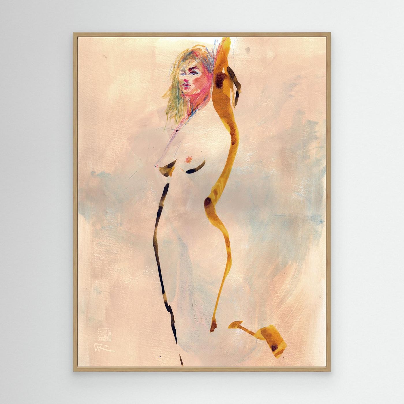 She stands alone - Canvas art print