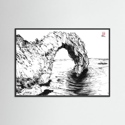 Durdle door - Print on fine art paper