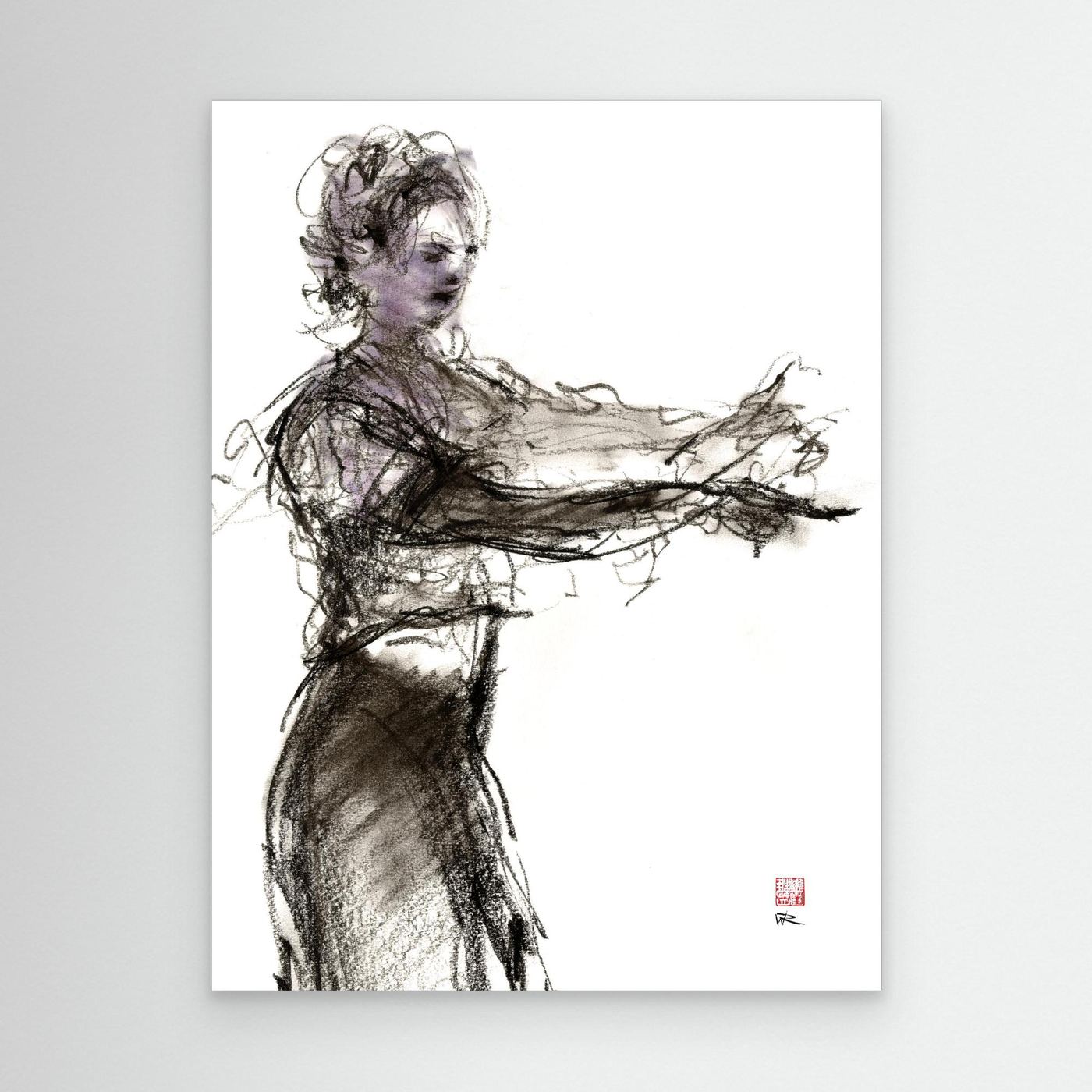 Flamenco castanets - Canvas art print