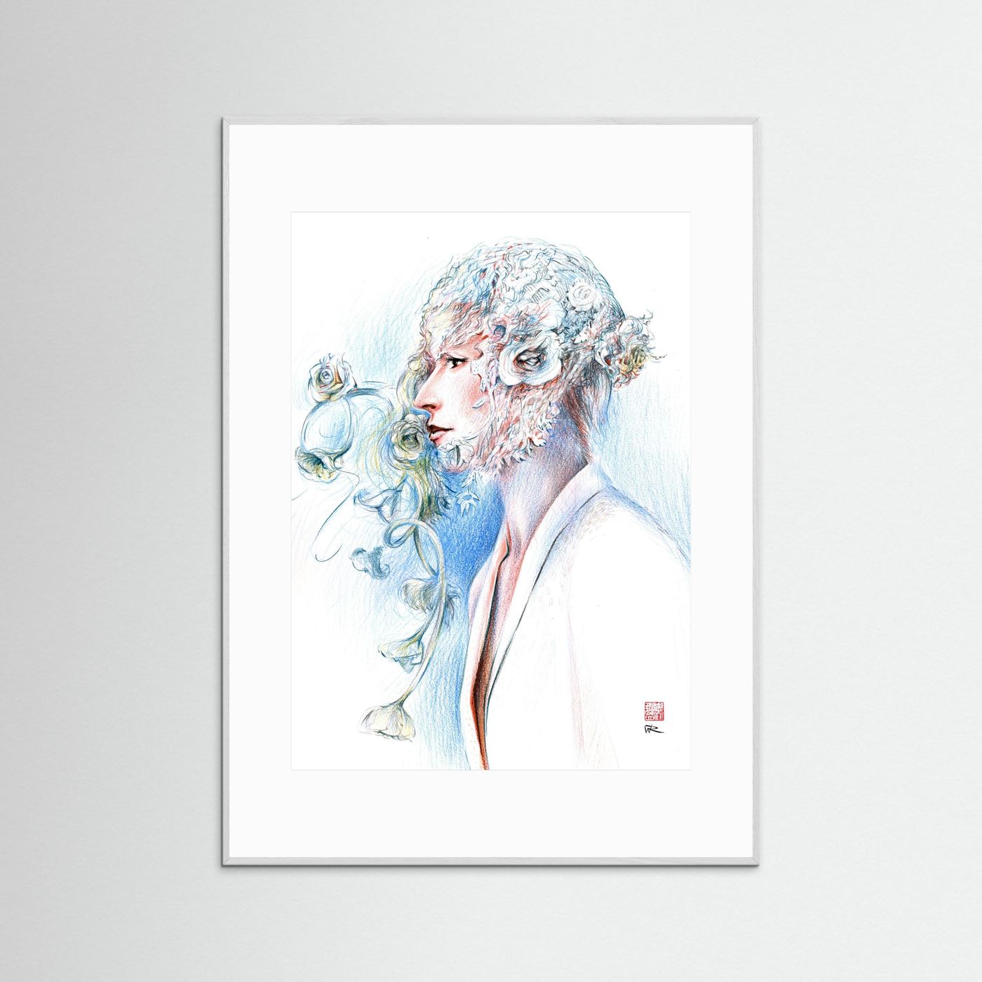 Lace hat - Print on fine art paper