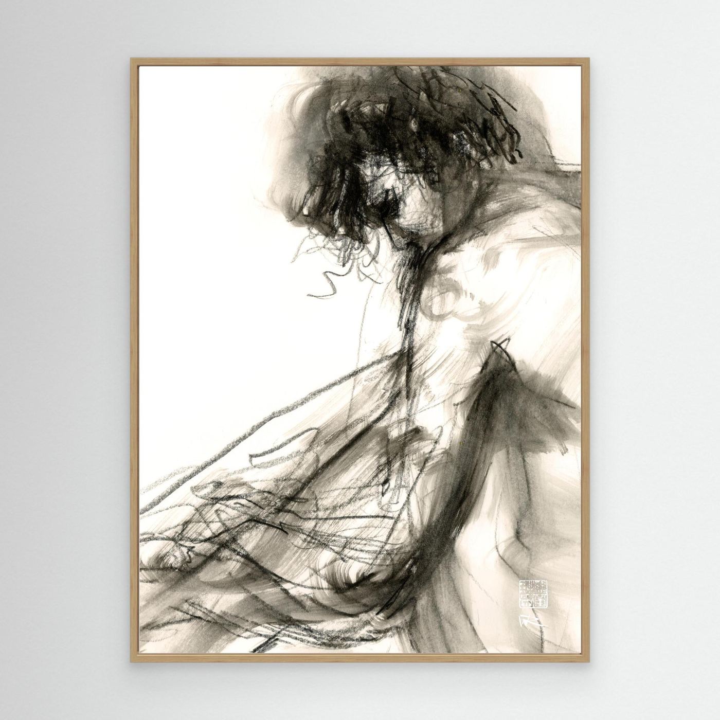 Turning away - Canvas art print