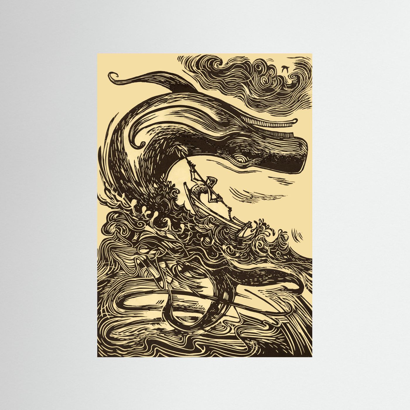 Moby Dick - Print on fine art paper
