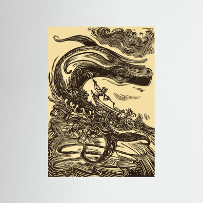 Moby Dick - Print on fine art paper