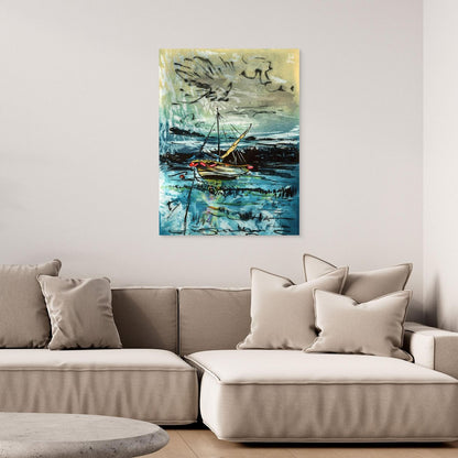Awaiting the tide edition 2 - Canvas print