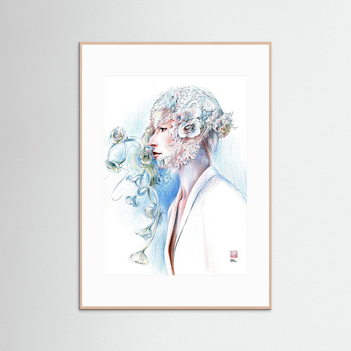 Lace hat - Print on fine art paper