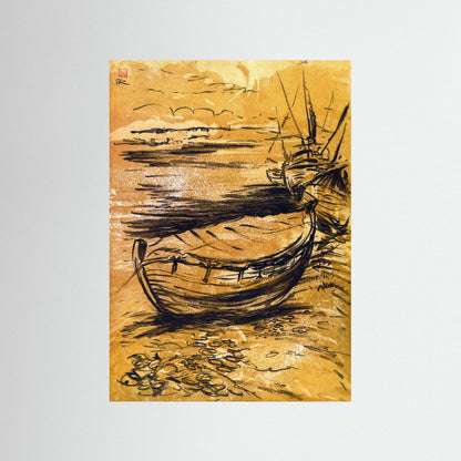 Norfolk crab boat edition 3 - Print on fine art paper