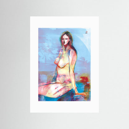 Seated in reflection - Print on fine art paper