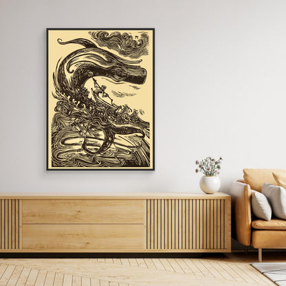 Moby Dick - Canvas Art Print