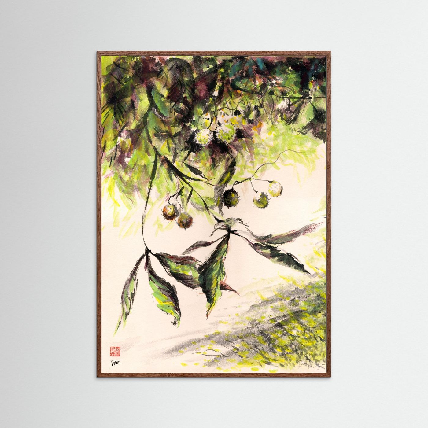 Horse Chestnuts - Print on Fine Art Paper